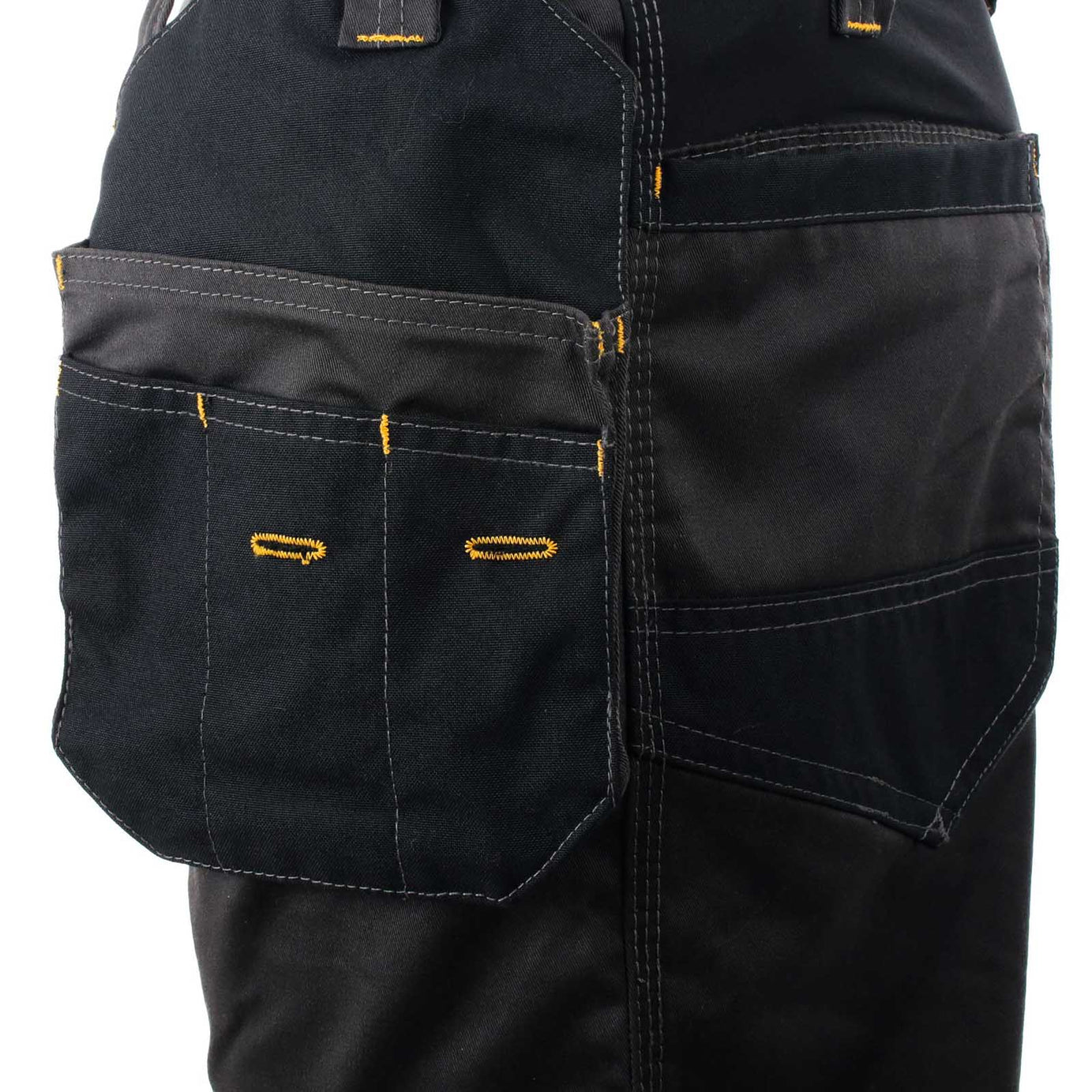 DeWalt Work Trousers Men's Regular Fit Black Grey Multi Pockets Cargo W40 L29 - Image 5