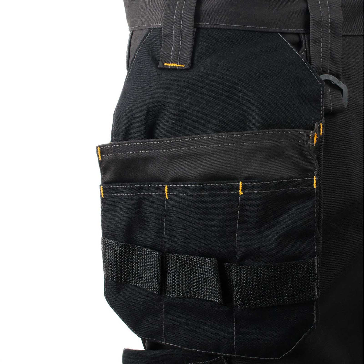 DeWalt Work Trousers Men's Regular Fit Black Grey Multi Pockets Cargo W40 L29 - Image 9