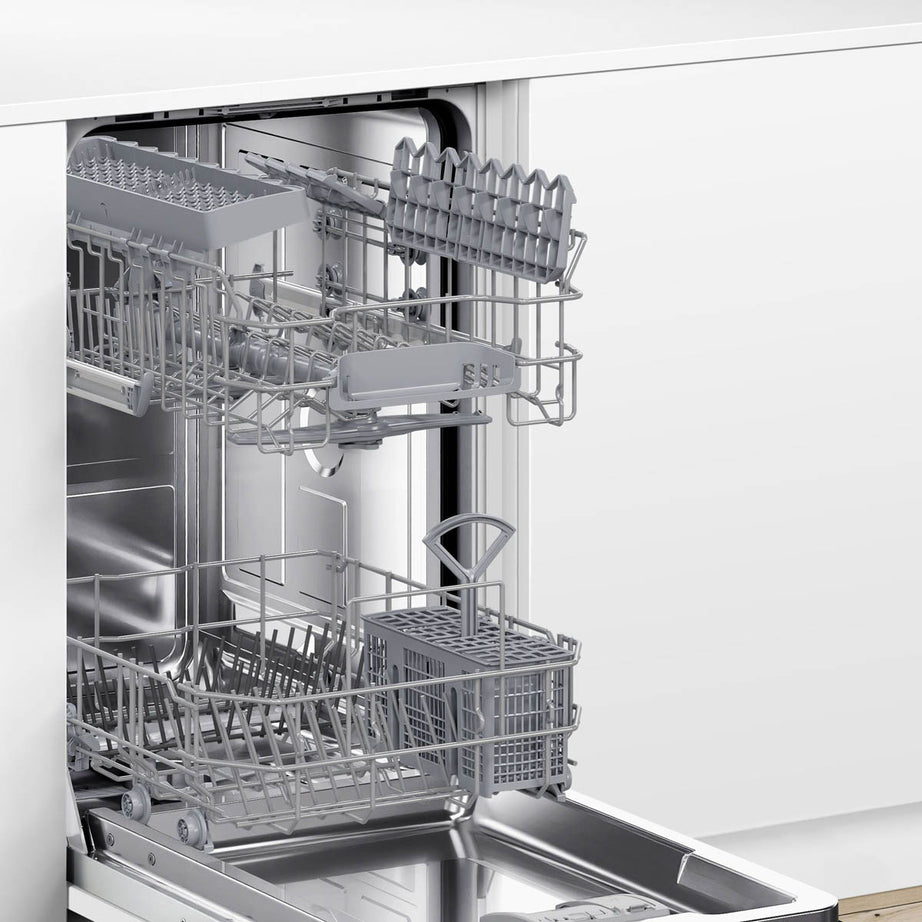 Bosch Integrated Slimline Dishwasher SPV2HKX42G White - Image 8