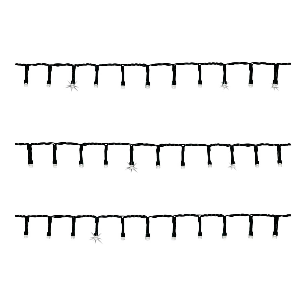 LED Christmas String Lights 1000 Ice White Timer Indoor Outdoor Home 39.97m - Image 3