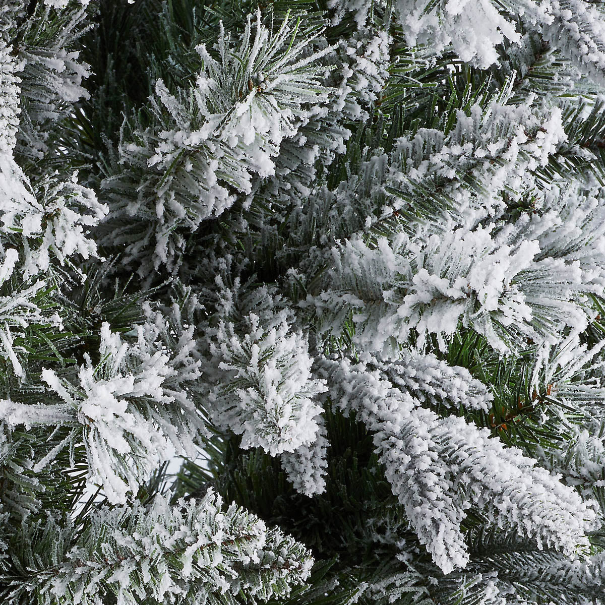 Christmas Tree Artificial  Green Snow Tipped Effect Hinged Indoor With Stand 6ft - Image 6