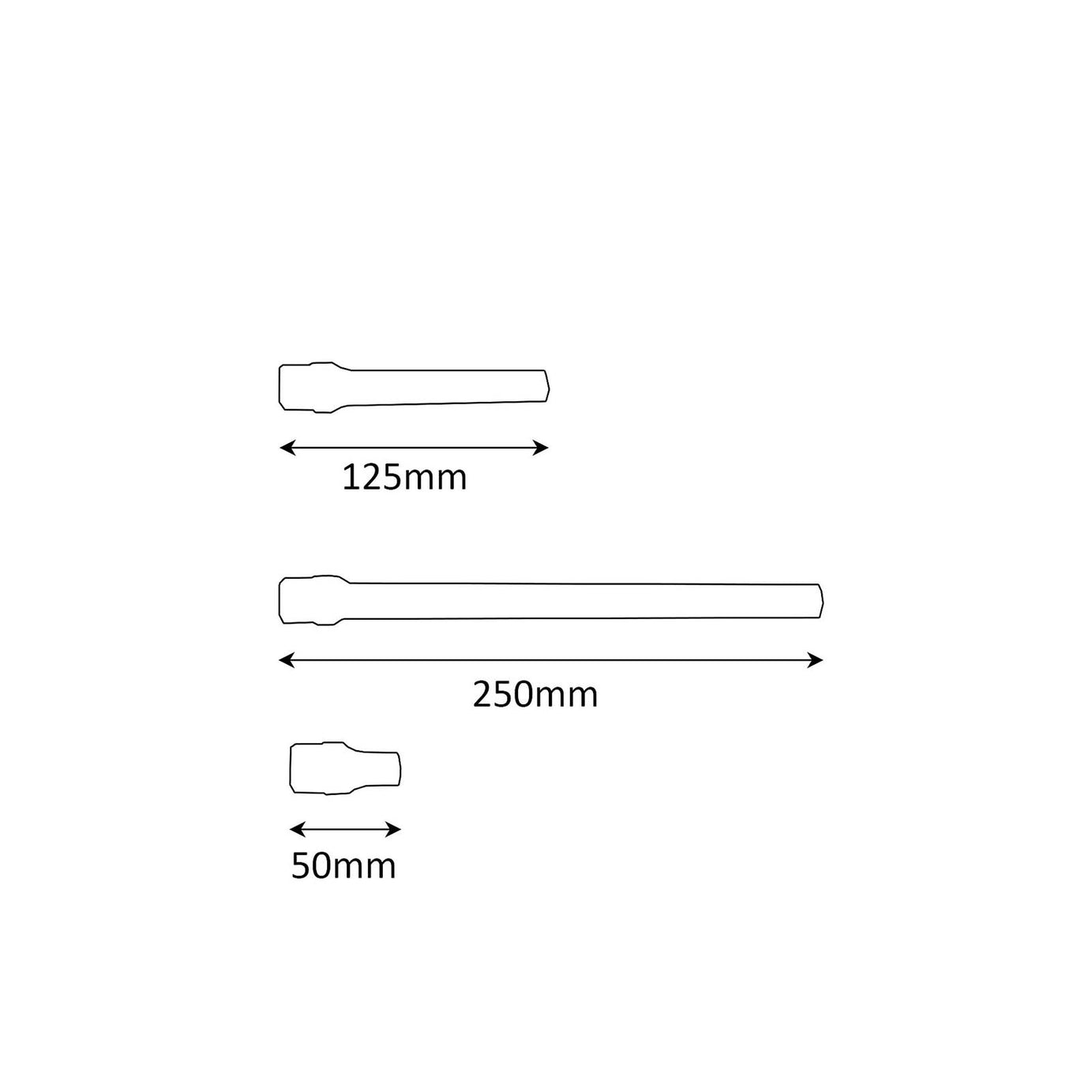 Magnusson Standard Socket Set MT80 ½" Hand Tools Metric Durable Pack Of 25 - Image 2