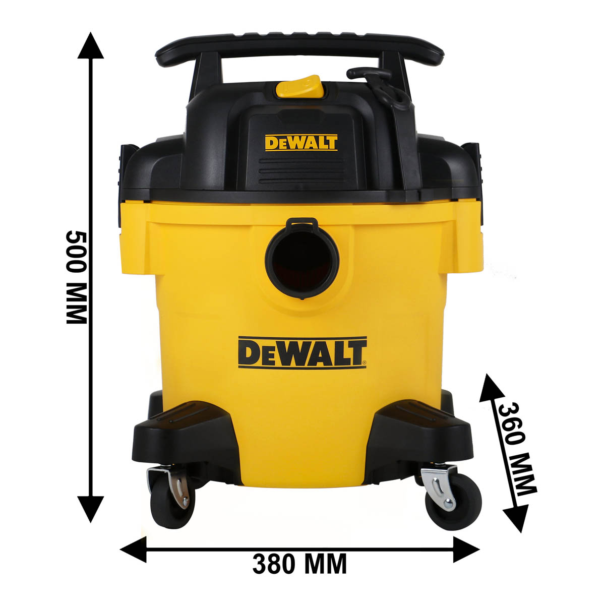 DeWalt Wet Dry Vacuum Cleaner DXV20PC Wheeled 1050W Heavy Duty Durable 20L - Image 3