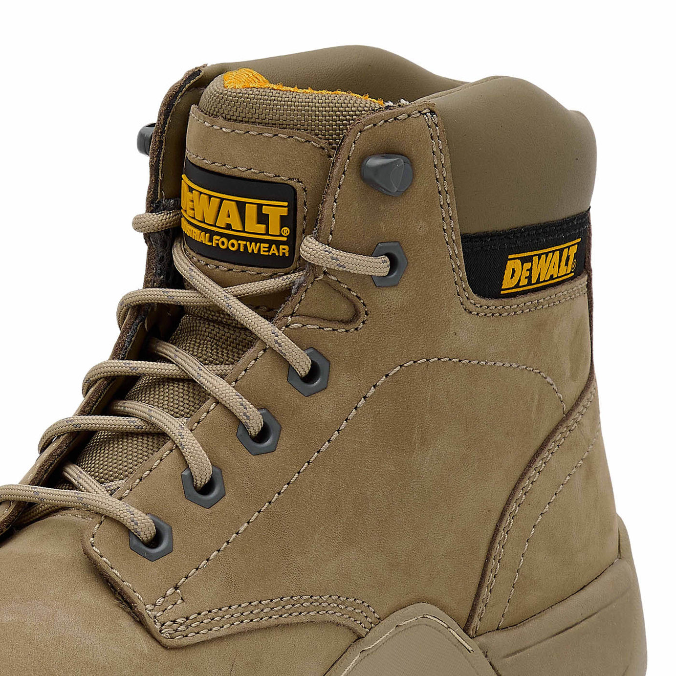 DeWalt Safety Boots Men's Standard Fit Brown Work Shoes Steel Toe Size 9 - Image 7
