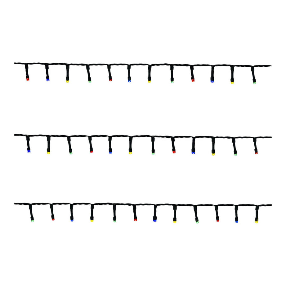 LED Christmas String lights 1500 Multicolour With timer function Green cable 44.9m - Image 5