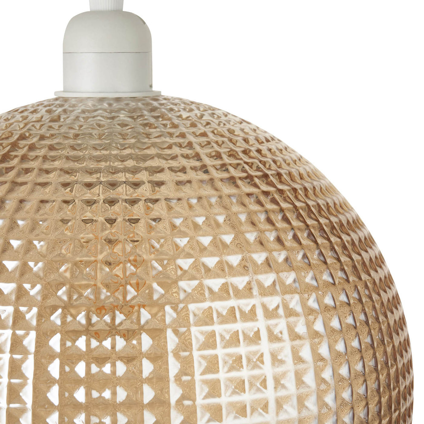Harbour Studio Ceiling Light Shade Hemsby Champagne Textured Round (D)25cm - Image 7