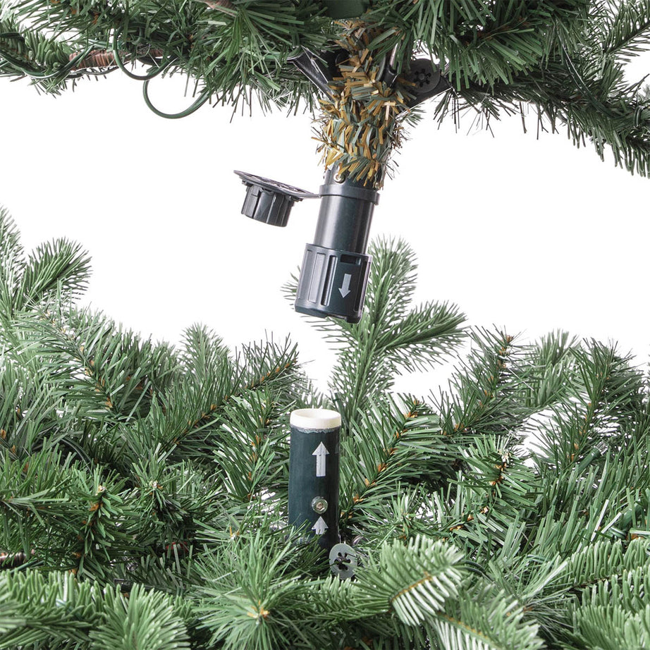 Christmas Tree 7ft Green LED Pre Lit Artificial Warm White Full Nordmann Indoor - Image 5