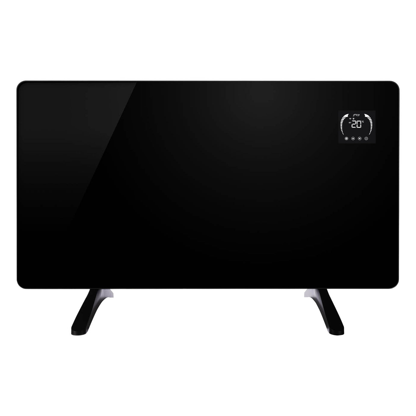 TCP Smart Panel Heater Electric Black Infrared Wi-Fi Voice App Control 600W - Image 1