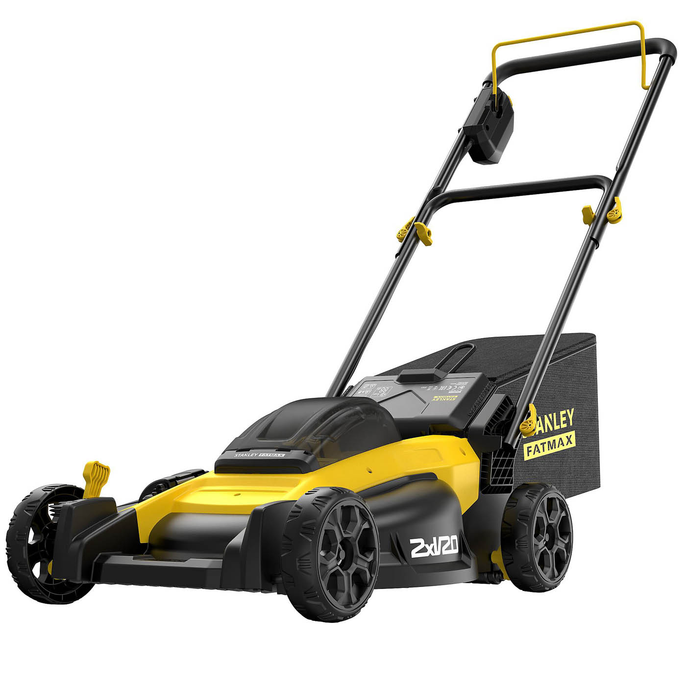 Stanley Lawn Mower Cordless 18V 2x4.0Ah Li-Ion SFMCMW2651M-GB Grass 51cm Cutter - Image 1