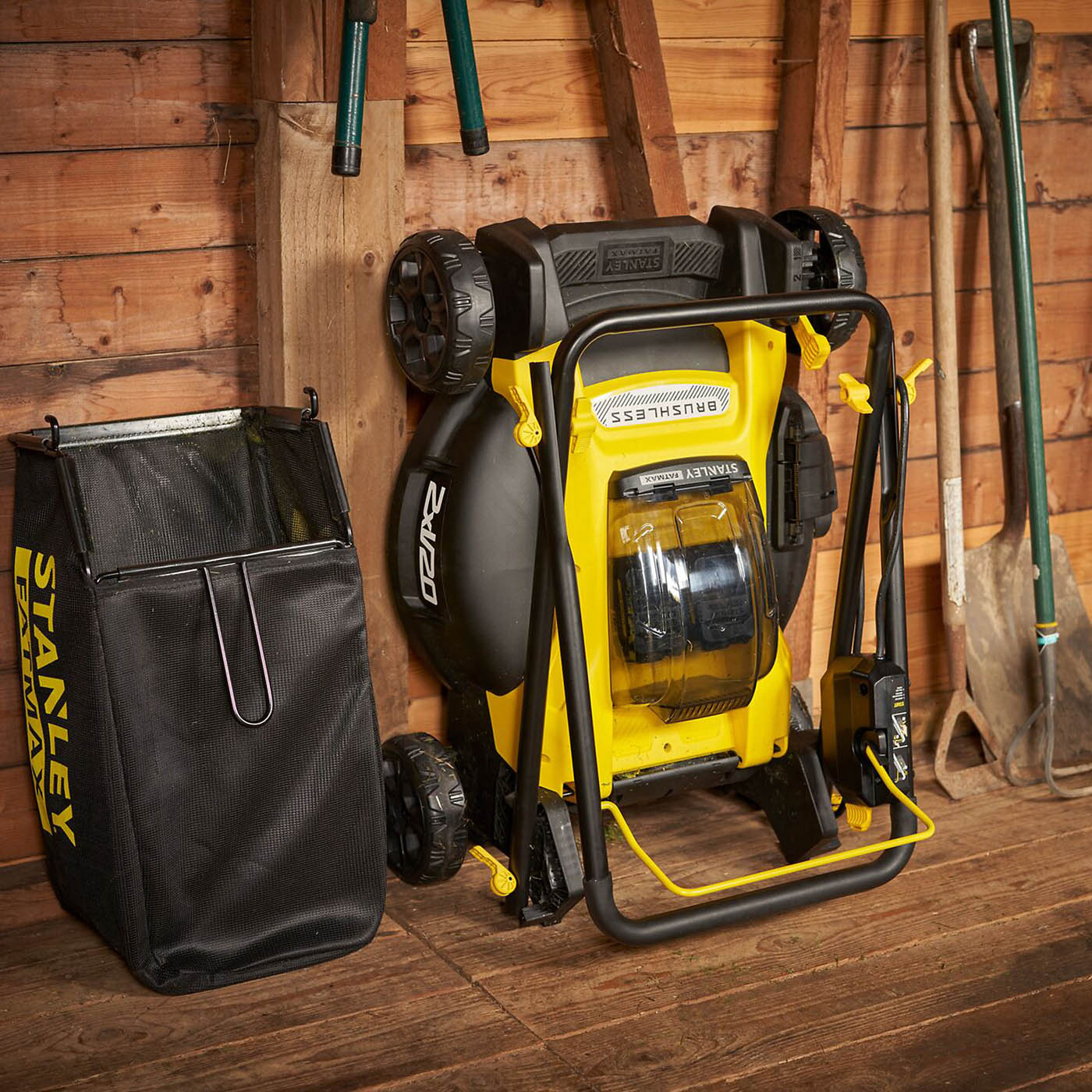 Stanley Lawn Mower Cordless 18V 2x4.0Ah Li-Ion SFMCMW2651M-GB Grass 51cm Cutter - Image 10