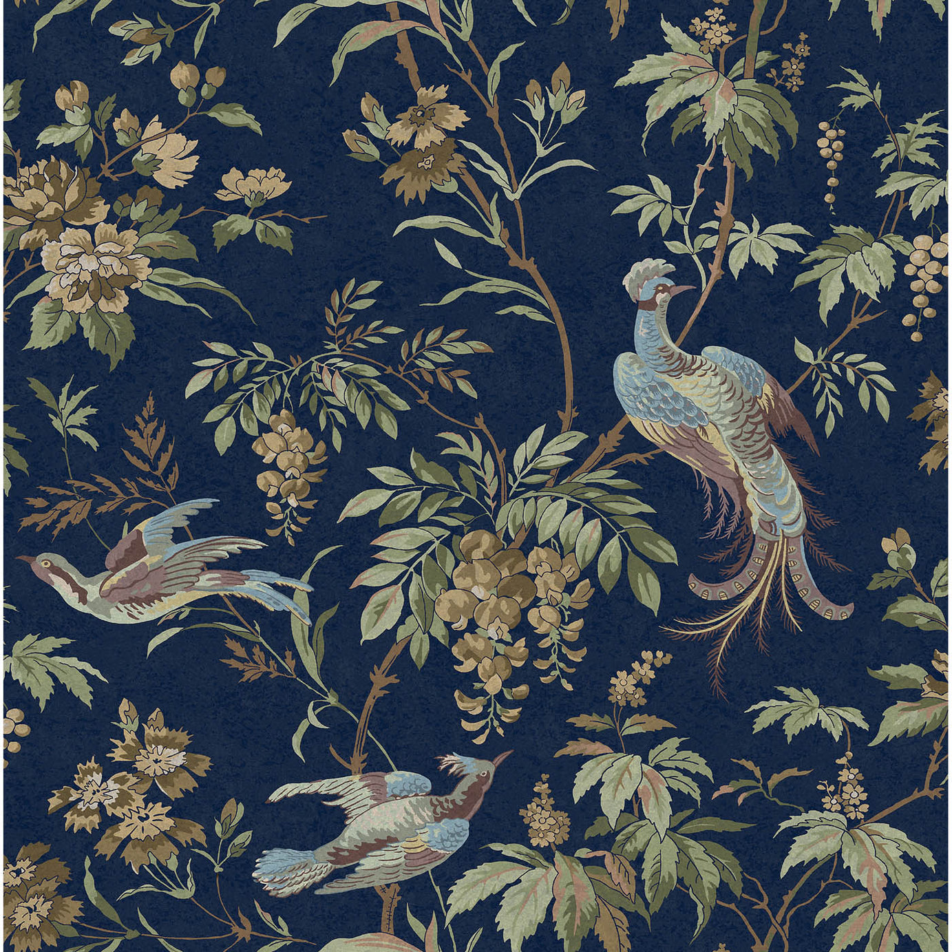 Laura Ashley Midnight Bird Classic Smooth Wallpaper - Image 3