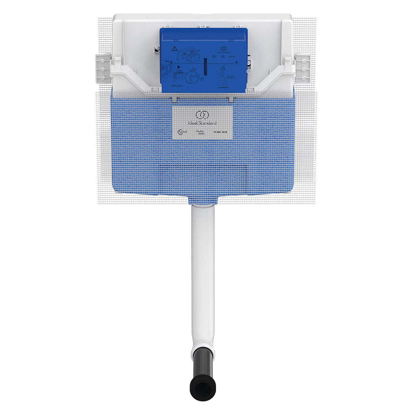 Ideal Standard Toilet Dual Cistern Concealed 4.5/3L Top Inlet Bathroom WC Slim - Image 3