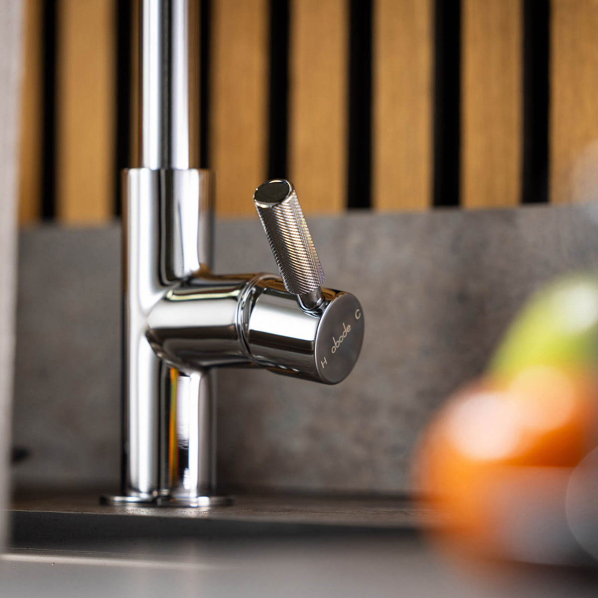 Abode Kitchen Sink Tap Mixer Chrome Single Side Lever Swivel Spout Faucet - Image 2