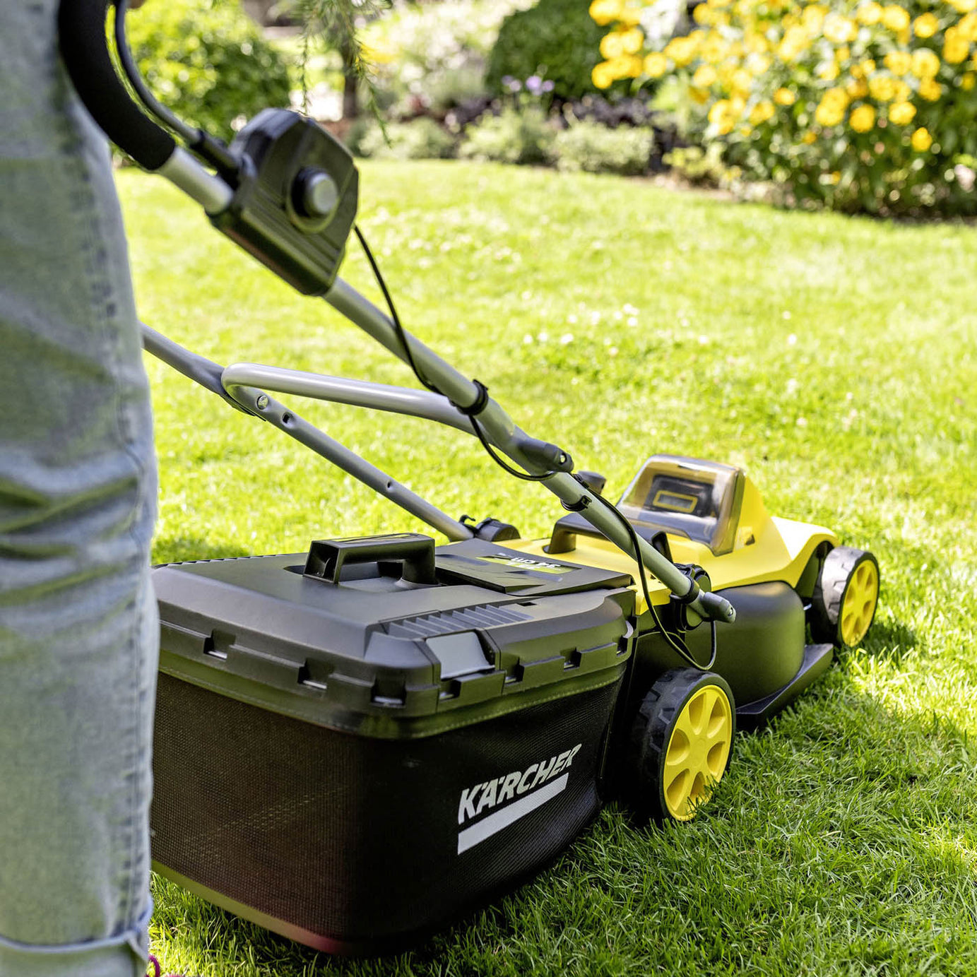 Karcher Lawnmower LMO 3-18 Cordless 18V 5Ah Li-Ion  34cm Garden Grass Cutter - Image 6
