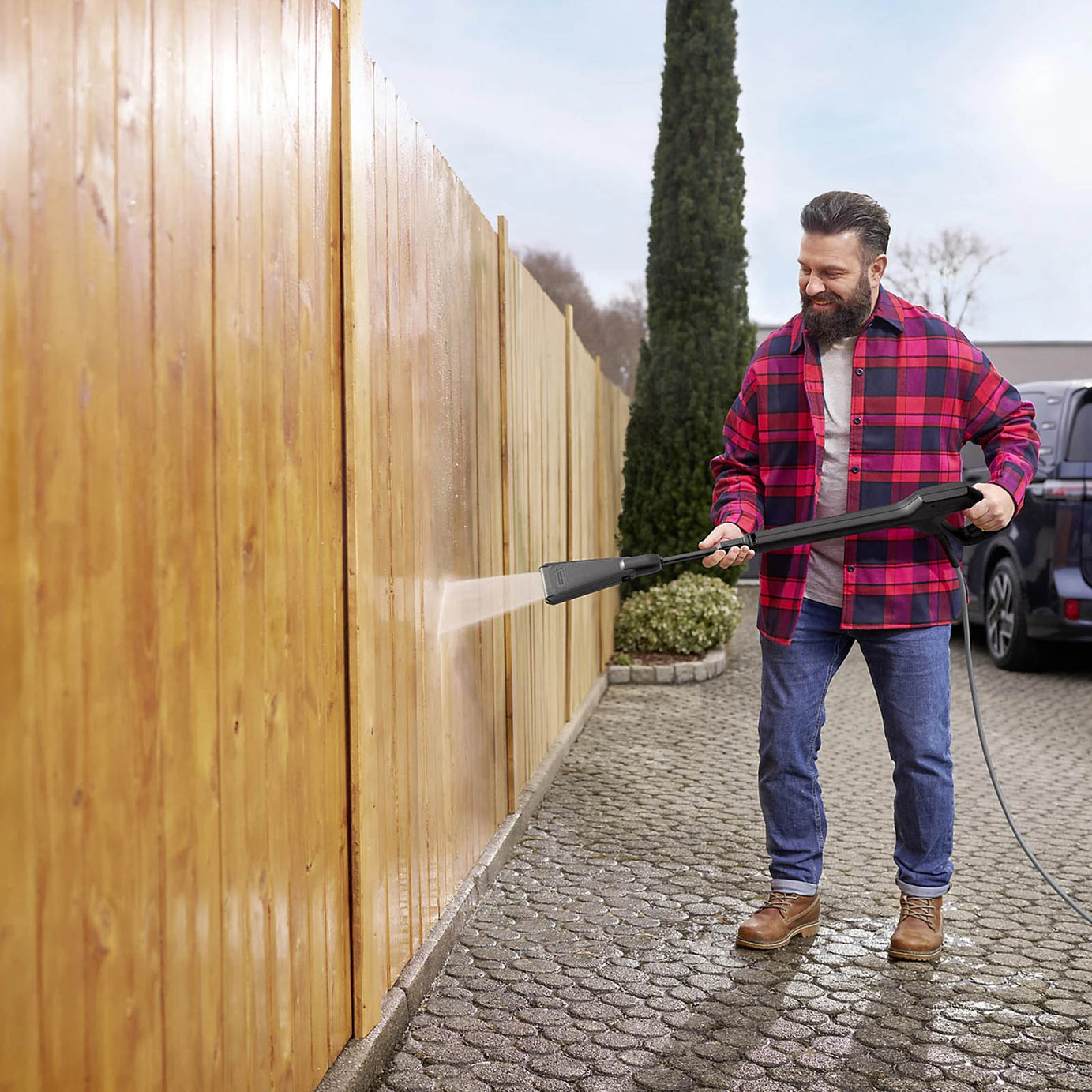 Karcher K5 WCM Flex eco!Booster Pressure Washer Electric 2.1kW Jet Cleaner Car - Image 8