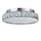 Ceiling Light Frosted Glass Crystal Warm White Round LED Dimmable Indoor 22W - Image 4