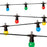 LED Festoon String Lights Outdoor Garden Multicoloured Retro Style 20 Bulbs - Image 1