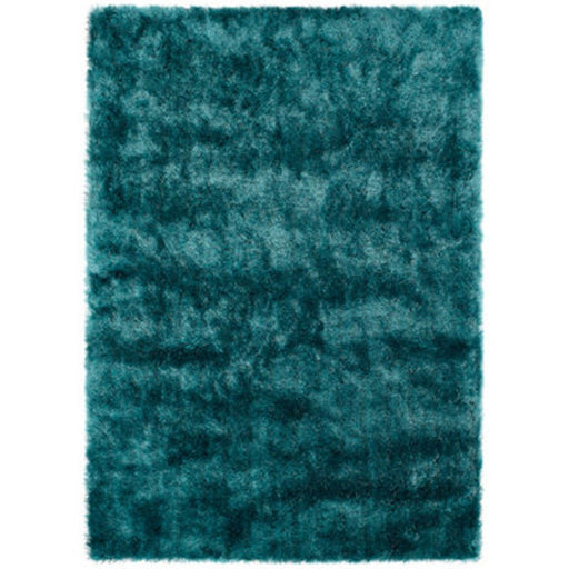 Shaggy Rug Teal Soft Polyester Carpet Mat Living Room Bedroom Floor 1.2x1.7m - Image 1