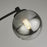 Lighting Collection Coronel Smoke And Black 3 Light Ceiling - Image 3