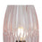 Table Lamp Pink Faceted Tinted Glass Vase Bedside Light Elegant Livingroom - Image 4