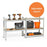 Garage Shelving Unit Heavy Duty Storage 5 Tier Metal Rack Shelf Adjustable Stand - Image 3