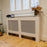 Radiator Cover Wooden Cabinet Grill Shelf White Large Contemporary Furniture - Image 3