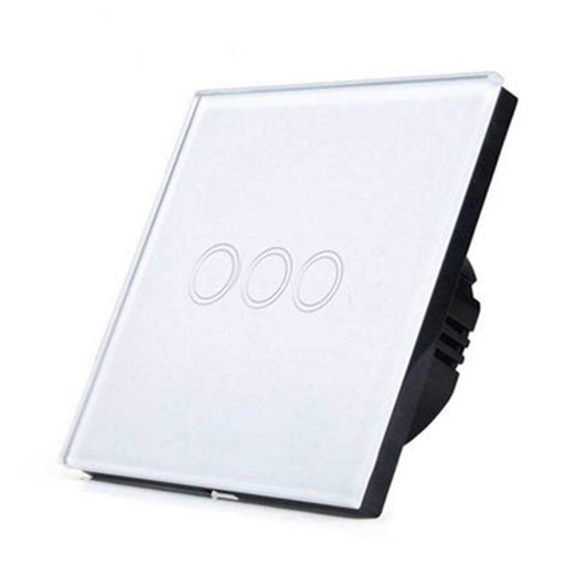 3 Gang Smart Touch Switch White Body (No neutral needed) - Image 1