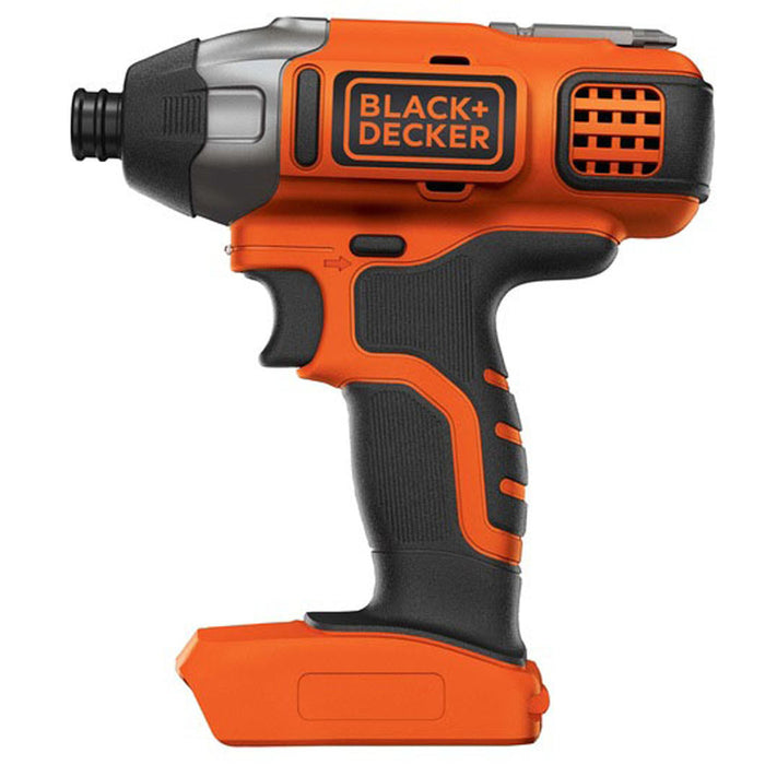 Black Decker Cordless Impact Driver BDCIM18N-XJ Wrench Drill 18V 155Nm Body Only - Image 1