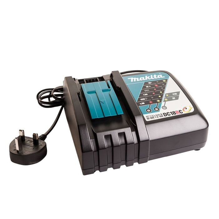 Makita Battery Charger DC18RC 18V LXT Li-Ion Fast Charging Cooling Fan - Image 1
