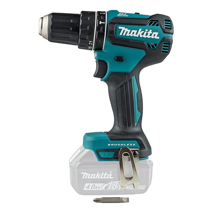 Makita Combi Drill Cordless DHP485 18V LXT Brushless 2 Speed 50Nm Body Only - Image 3