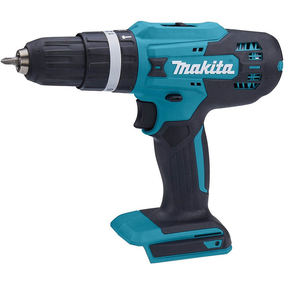 Makita Combi Hammer Drill Cordless 18V Li-Ion HP488D Compact Ergonomic Body Only - Image 2