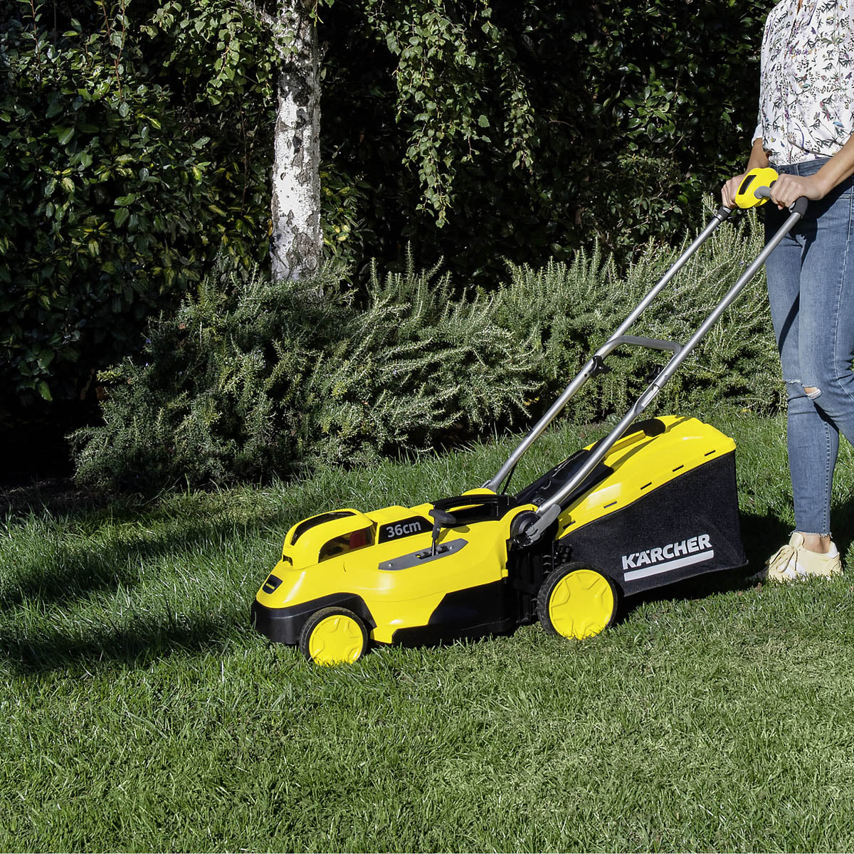 Karcher Lawnmower Cordless 18V Li-Ion 18-36 Mulching Grass Cutter Body Only - Image 6