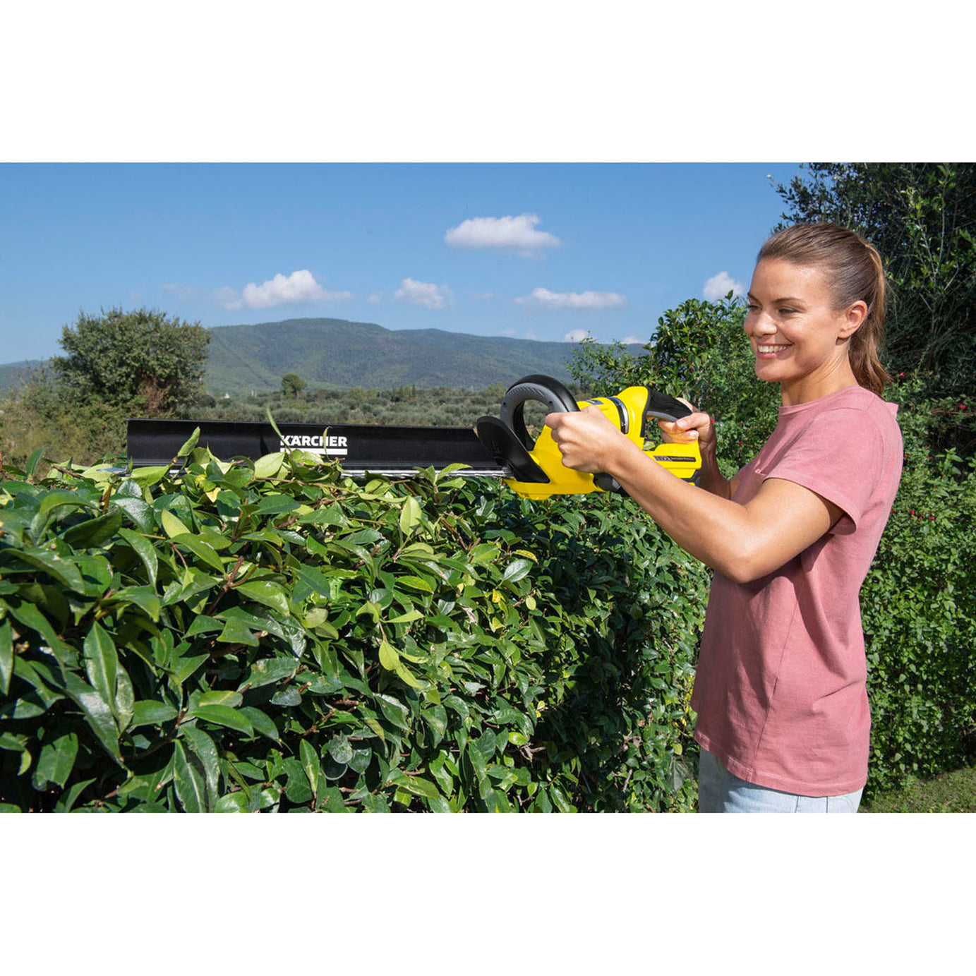 Karcher Hedge Trimmer Cordless HGE 18-50 Rotating Handle 2.5/5 Ah18 V Body Only - Image 9
