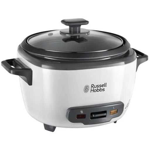 Russell Hobbs Rice Cooker Electric 2.8L Large Black&White Non–stick Bowl Compact - Image 1