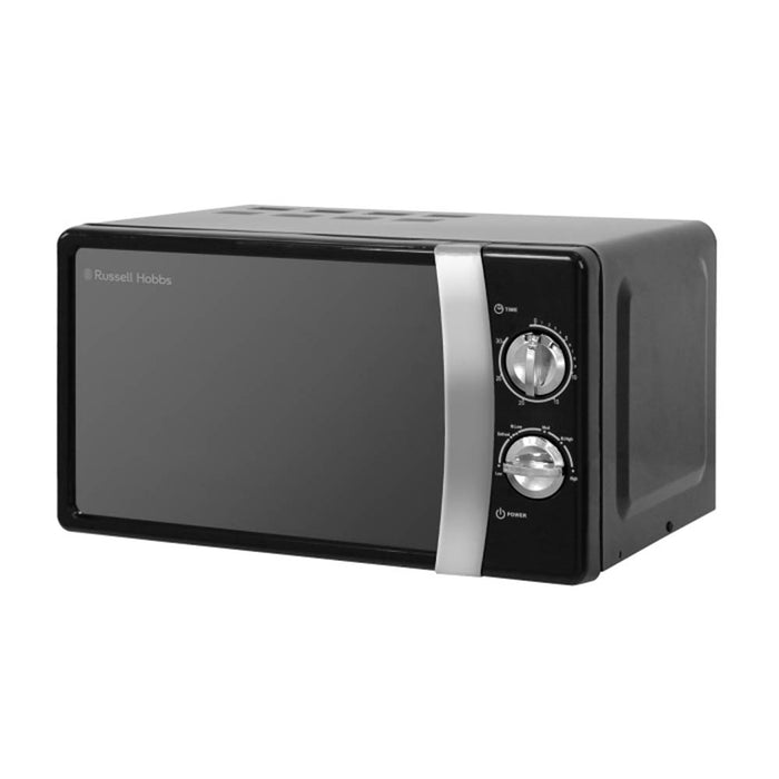 Russell Hobbs Microwave Black Compact Defrost Function Kitchen 17L 700W Stylish - Image 6