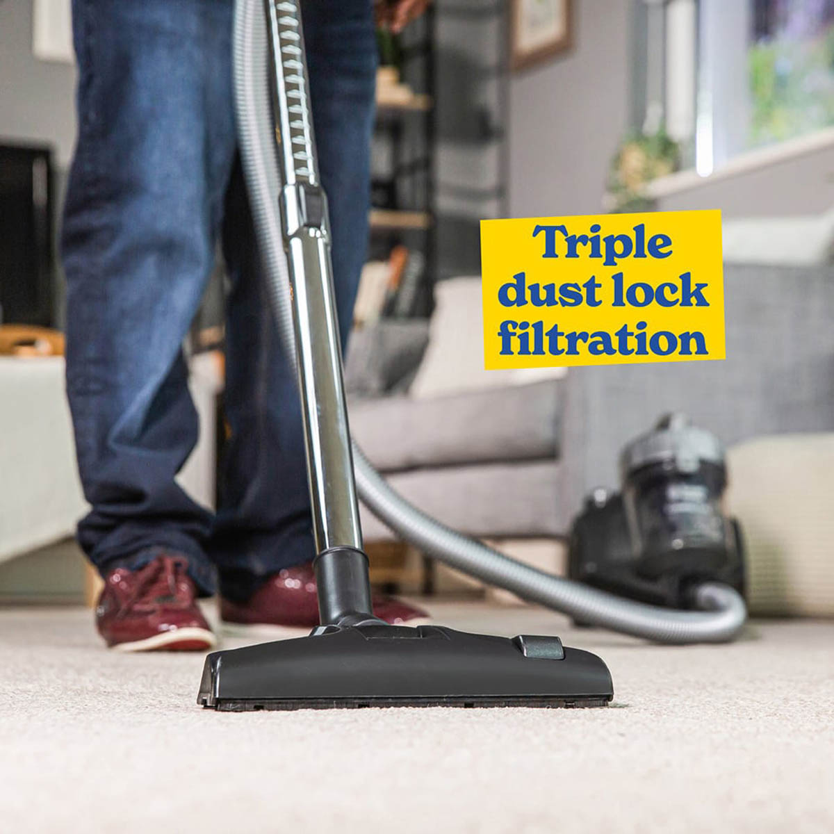 Russell Hobbs Cylinder Vacuum Cleaner Electric RHCV1611 Compact Indoor 700W - Image 5