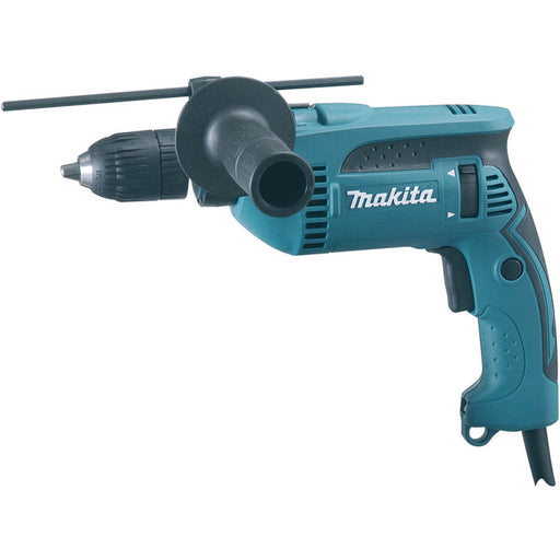 Makita Hammer Drill Electric HP1641K/2 Variable Speed Keyless Heavy Duty 680W - Image 1