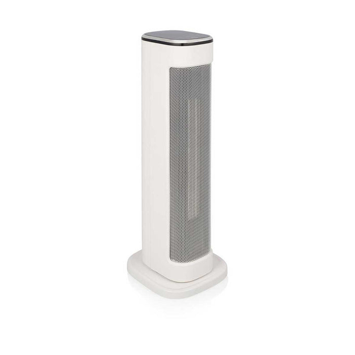Princess Tower Fan Ceramic Heater Plastic White Smart Digital Portable 2Kw - Image 1