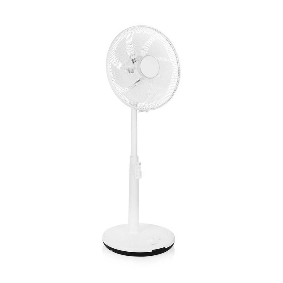 Princess Pedestal Fan White 4 Speeds Smart Adjustable Portable 14in 30W - Image 1