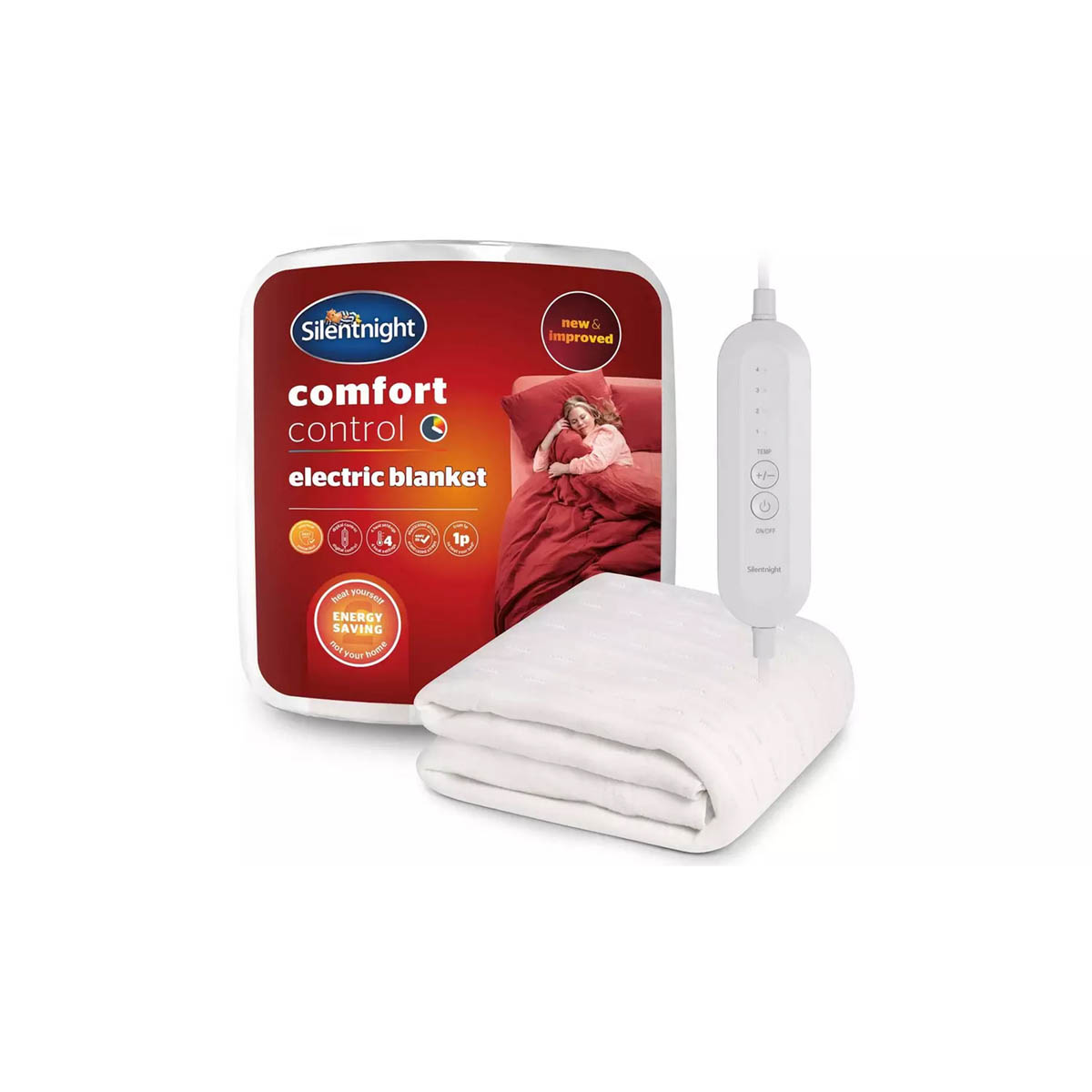 Silentnight Electric Blanket Comfort Control Heated Underblanket Kingsize - Image 1