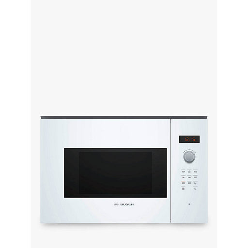 Bosch Built-In Microwave Oven Serie 4 White Stainless Steel BFL523MW0B 20L - Image 1
