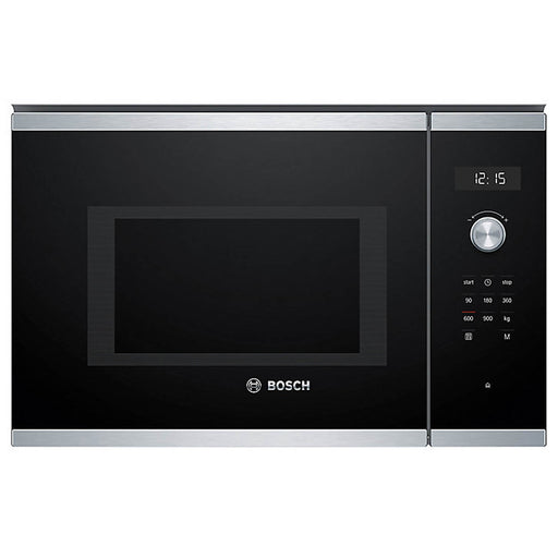 Bosch Built-In Microwave Oven Serie 6 Black Stainless Steel BFL554MS0B 25L - Image 1