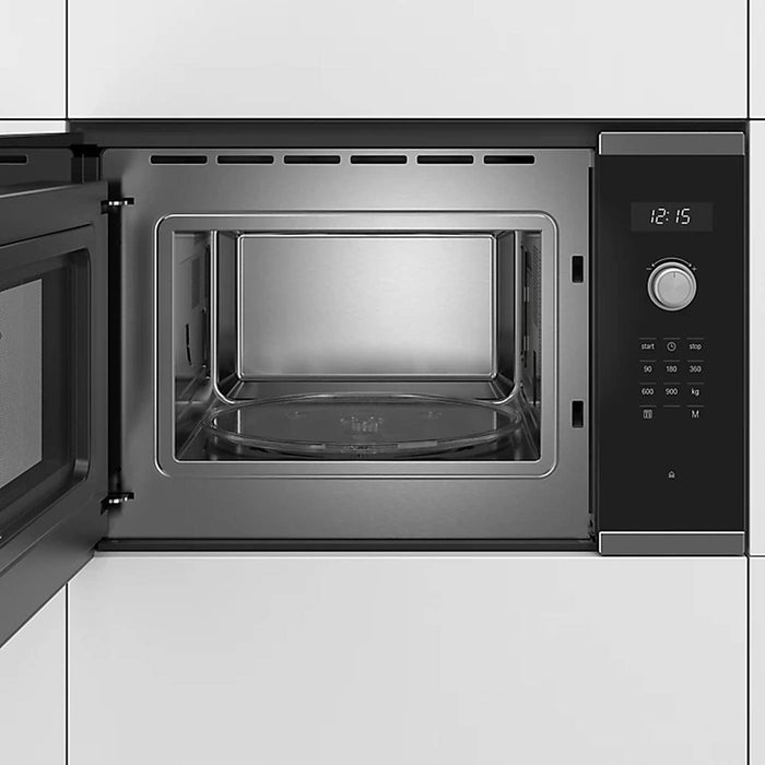 Bosch Built-In Microwave Oven Serie 6 Black Stainless Steel BFL554MS0B 25L - Image 5