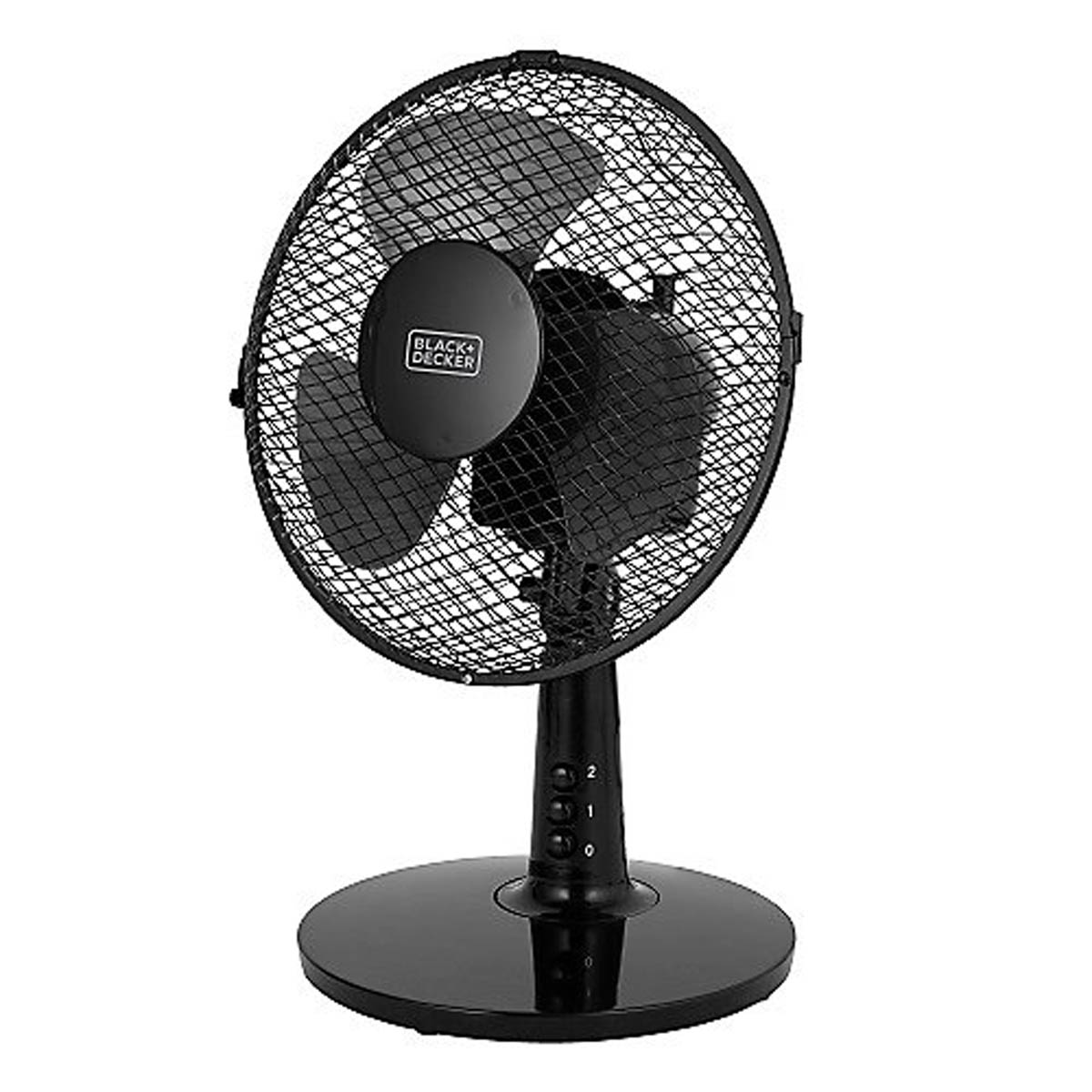 Black And Decker Desk Fan 2 Speed Oscillating Lightweight Home Office Bedroom - Image 1