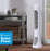 Honeywell Tower Fan HYF260E Quiet Set Oscillating White With Remote Control A+ - Image 5