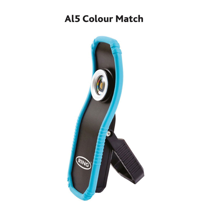 Ring Flashlight LED Work Inspection Torch Rechargeable Al5/ Al5 Colour Match - Image 1