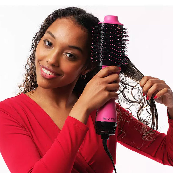 Revlon One Step Hair Styler and Volumiser Pink Dryer Cool Tip Turbo Setting - Image 4