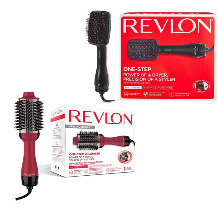 Revlon Hair Volumisier And Paddle Dryer Styler Titanium 3 Settings Gift Set - Image 1