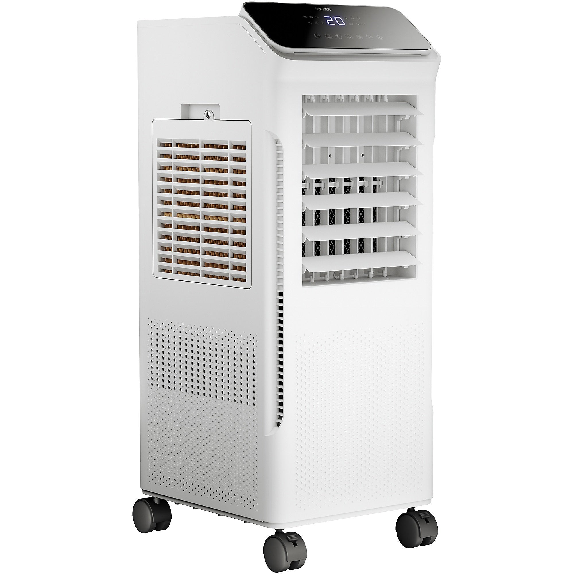 Princess Air Cooler Smart Hybrid White Touch LED Display Oscillating Timer 5L - Image 1
