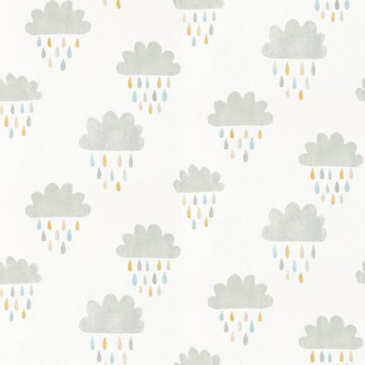 Wallpaper April Showers Theme Room Home Bright Grey Living Room Bedroom Study - Image 1